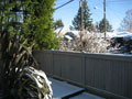 sun and snow in the courtyard.JPG